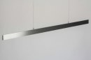 Hanglamp 12410: design, modern, aluminium, geschuurd aluminium #6