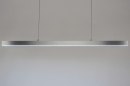 Hanglamp 12410: design, modern, aluminium, geschuurd aluminium #7