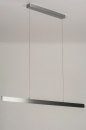 Hanglamp 12410: design, modern, aluminium, geschuurd aluminium #8