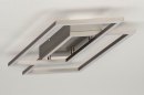 Plafondlamp 12419: design, modern, staal rvs, metaal #6
