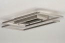 Plafondlamp 12419: design, modern, staal rvs, metaal #8