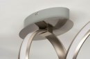 Plafondlamp 12421: design, modern, staal rvs, kunststof #10