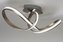 Plafondlamp 12421: design, modern, staal rvs, kunststof #2