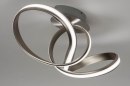 Plafondlamp 12421: design, modern, staal rvs, kunststof #4