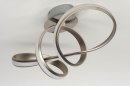 Plafondlamp 12421: design, modern, staal rvs, kunststof #7