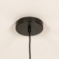 Foto 12463-11 detailfoto: Hanglamp van riet in bolvorm 