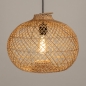 Hanglamp 12463: modern, retro, hout, riet #3
