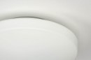 Plafondlamp 12470: modern, glas, wit opaalglas, wit #4