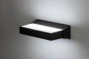 Wandlamp 12505: design, modern, aluminium, zwart #2