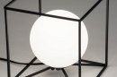 Tafellamp 12507: industrieel, modern, glas, wit opaalglas #8