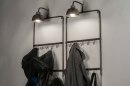 Garderobe 12581: Industrielook, laendlich, coole Lampen grob, Metall #11