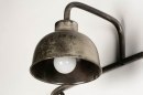 Garderobe 12581: Industrielook, laendlich, coole Lampen grob, Metall #8