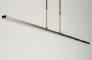 Hanglamp 12662: modern, staal rvs, metaal, langwerpig #10