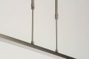 Hanglamp 12662: modern, staal rvs, metaal, langwerpig #16