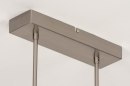 Hanglamp 12662: modern, staal rvs, metaal, langwerpig #17
