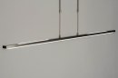 Hanglamp 12662: modern, staal rvs, metaal, langwerpig #2