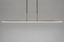 Hanglamp 12662: modern, staal rvs, metaal, langwerpig #7