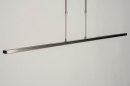 Hanglamp 12662: modern, staal rvs, metaal, langwerpig #9