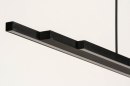 Hanglamp 12670: design, modern, metaal, zwart #12