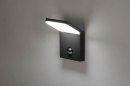 Wandlamp 12856: modern, aluminium, metaal, zwart #3
