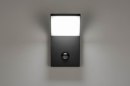 Wandlamp 12856: modern, aluminium, metaal, zwart #4