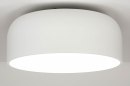 Plafondlamp 12857: design, modern, metaal, wit #1