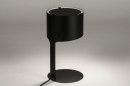 Tafellamp 12897: modern, metaal, zwart, mat #4