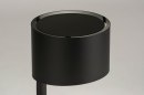 Foto 12897-7: Moderne, schwarze Tischlampe, geeignet für LED.