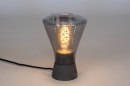 Tafellamp 12900: modern, retro, glas, beton #3