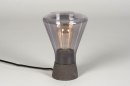 Tafellamp 12900: modern, retro, glas, beton #4