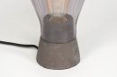 Tafellamp 12900: modern, retro, glas, beton #8