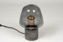 Tafellamp 12901: modern, retro, glas, beton #4