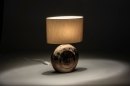 Tafellamp 12959: modern, klassiek, eigentijds klassiek, stof #1