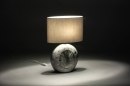 Tafellamp 12960: modern, eigentijds klassiek, stof, keramiek #1