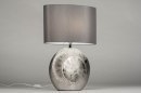 Tafellamp 12960: modern, eigentijds klassiek, stof, keramiek #2
