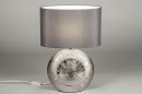 Tafellamp 12960: modern, eigentijds klassiek, stof, keramiek #3