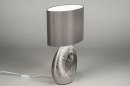 Tafellamp 12960: modern, eigentijds klassiek, stof, keramiek #4