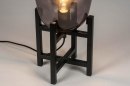 Tafellamp 13020: modern, retro, glas, metaal #7