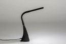 Tafellamp 13094: modern, kunststof, metaal, zwart #2