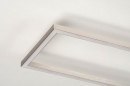 Plafondlamp 13101: modern, aluminium, geschuurd aluminium, metaal #9