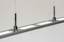 Hanglamp 13103: modern, kunststof, metaal, zilvergrijs #11