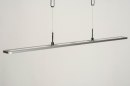 Hanglamp 13103: modern, kunststof, metaal, zilvergrijs #9
