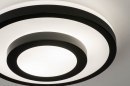 Plafondlamp 13140: modern, glas, wit opaalglas, metaal #3