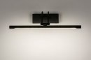 Wandlamp 13150: modern, metaal, zwart, mat #3