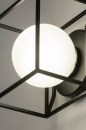 Plafondlamp 13243: industrieel, modern, glas, wit opaalglas #4