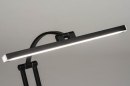 Tafellamp 13468: design, modern, metaal, zwart #4