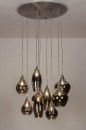 Hanglamp 13511: modern, eigentijds klassiek, art deco, glas #1