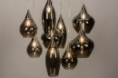 Hanglamp 13511: modern, eigentijds klassiek, art deco, glas #4