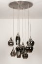 Hanglamp 13511: modern, eigentijds klassiek, art deco, glas #5