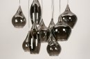 Hanglamp 13511: modern, eigentijds klassiek, art deco, glas #6